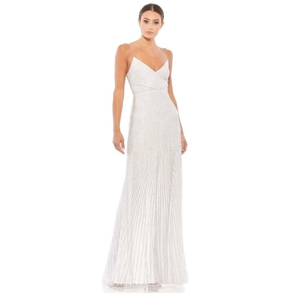 Mac Duggal sequin gown (wedding dress)